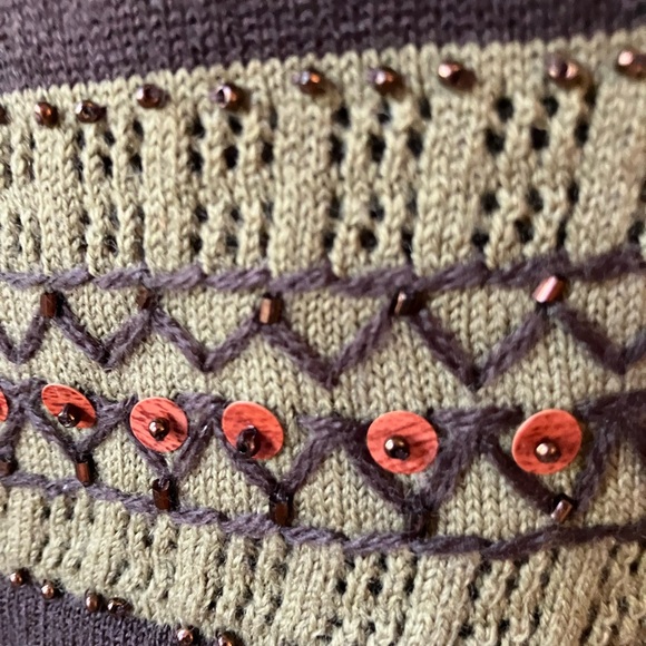 Vintage Curio brown/olive sweater set - Picture 6 of 11